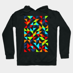 Aesthetic Geometric Pattern - Triangle #7 Hoodie